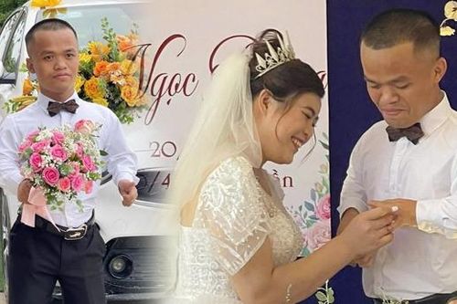 Ở nhà bạn gái 10 ngày, chàng trai cao 1m28 ở Thanh Hóa cưới được vợ xinh