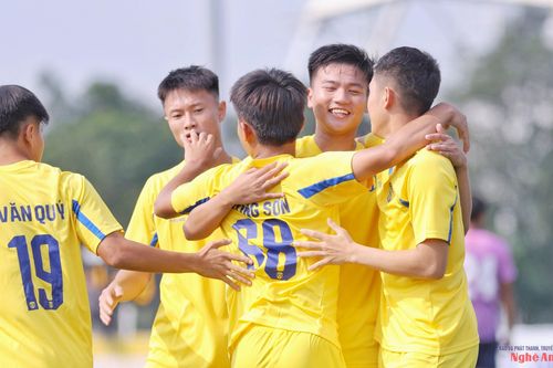 U21 Sông Lam Nghệ An khởi đầu thuận lợi khi thắng đậm U21 Công An Hà Nội