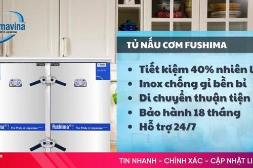Giải pháp nấu cơm công nghiệp thông minh: Tủ nấu cơm Fushimavina