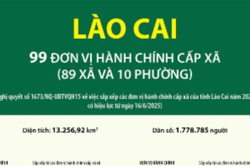 Thông tin chi tiết sắp xếp các đơn vị hành chính cấp xã của tỉnh Lào Cai