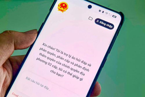 Trợ lý AI hỗ trợ tra cứu đơn vị hành chính mới
