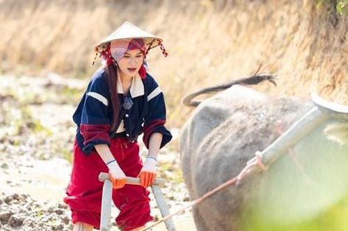 Rũ bỏ hình ảnh tiểu thư, ái nữ nhà đại gia thủy sản nếm trải cảm giác đào sắn, bẻ măng, cày ruộng