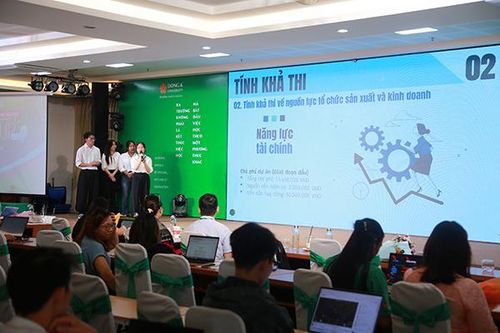 Sôi nổi cuộc thi 'Sinh viên nghiên cứu khoa học và khởi nghiệp đổi mới sáng tạo 2025' Đại học Đông Á