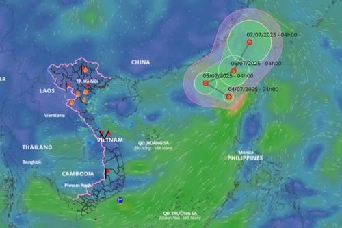 Áp thấp nhiệt đới khả năng mạnh lên thành bão