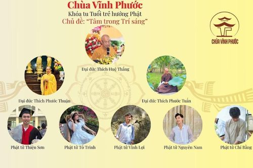Vĩnh Long: Chùa Vĩnh Phước tổ chức Khóa tu 'Tâm trong Trí sáng'