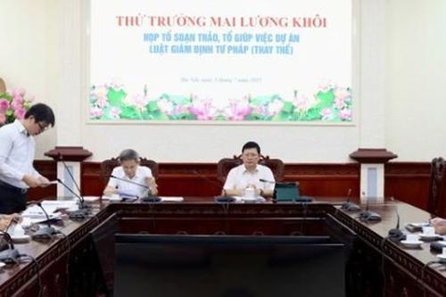 Hoàn thiện Dự thảo Luật Giám định tư pháp (thay thế)