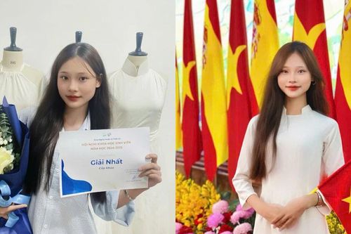 Sinh viên Thiết kế thời trang Nguyễn Thị Vân Anh với ước mơ thời trang bền vững, mang bản sắc Việt vươn tầm quốc tế