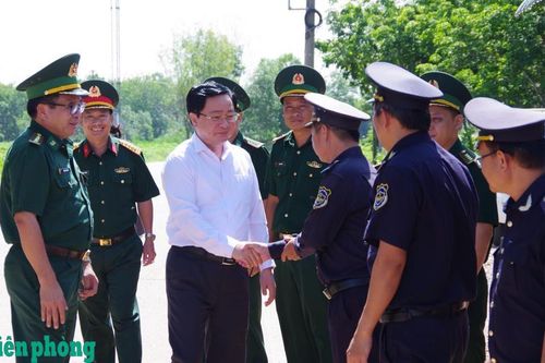 Bí thư Tỉnh ủy Tây Ninh thăm và làm việc tại Ban Chỉ huy BĐBP tỉnh Tây Ninh