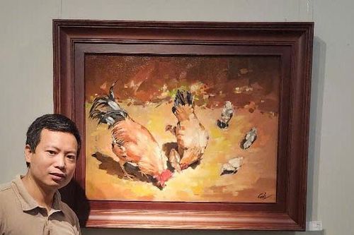 81 nghệ sĩ cùng mở triển lãm, có một họa sĩ rất đặc biệt