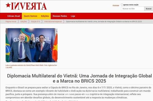 Truyền thông Brazil đánh giá cao chính sách ngoại giao đa phương của Việt Nam