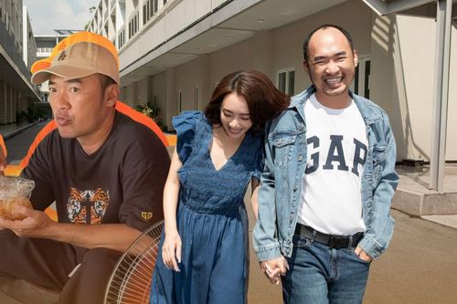 Hai thái cực đối lập của vợ chồng Thu Trang - Tiến Luật trên phim trường