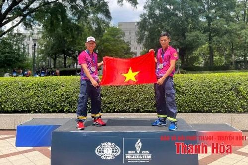 Cán bộ, chiến sĩ cảnh sát PCCC Thanh Hóa dành 2 HCB tại Đại hội thể thao cảnh sát và cứu hỏa thế giới