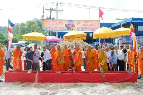 An Giang: Khởi công xây dựng chùa Bồ Đề hải đảo - ngôi chùa Khmer đầu tiên tại Phú Quốc