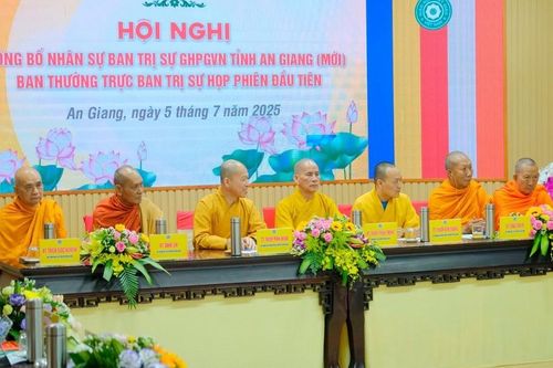 An Giang: Ban Thường trực Ban Trị sự GHPGVN tỉnh tổ chức phiên họp đầu tiên sau sáp nhập