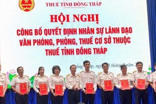 Ông Đoàn Hữu Hiếu phụ trách Thuế tỉnh Đồng Tháp