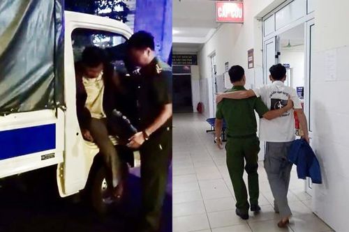 Công an xã dùng xe tuần tra đưa người gặp nạn đến bệnh viện cấp cứu