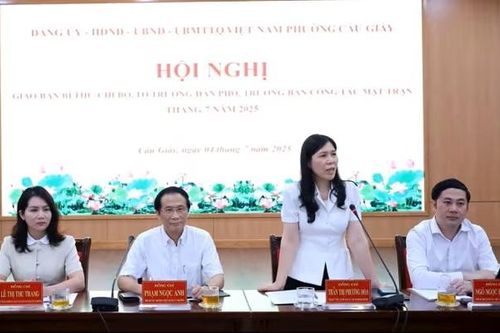 Phường Cầu Giấy lắng nghe ý kiến từ khu dân cư