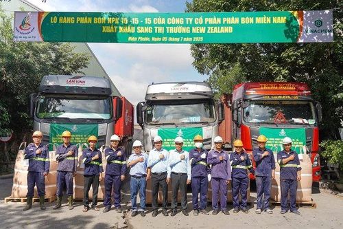 Phân bón Miền Nam xuất khẩu lô hàng đầu tiên sang New Zealand, mở rộng hành trình vươn ra toàn cầu