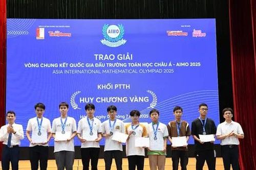 Chung kết Quốc gia AIMO 2025 khối THPT: Duy nhất 1 nữ sinh giành huy chương