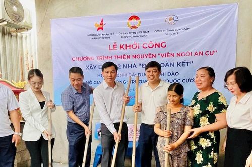 Huế: Khởi công nhà Đại đoàn kết cho hộ khó khăn về nhà ở