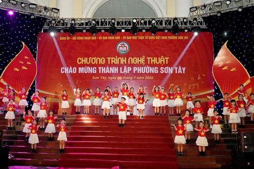 Chương trình nghệ thuật chào mừng thành lập phường Sơn Tây