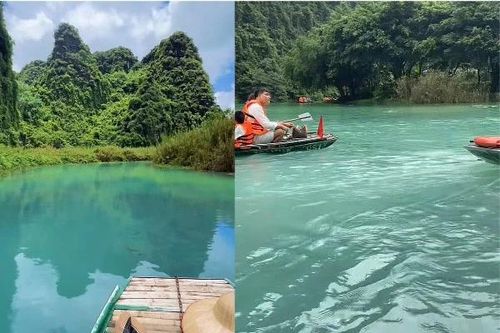 Tràng An bất ngờ chuyển màu nước, đẹp như tranh vẽ
