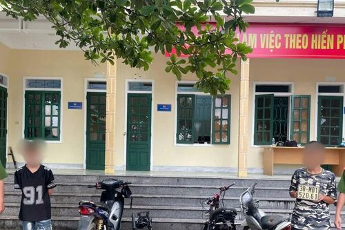 Bắt nóng 2 đối tượng chuyên trộm xe máy ở Hà Tĩnh