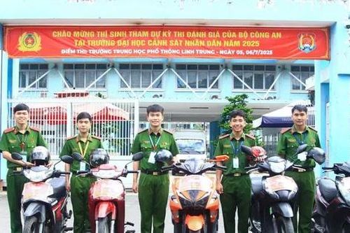 Đội hình 'phản ứng nhanh' của tuổi trẻ Công an tiếp sức sĩ tử