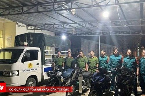 Công an phường Hà Tiên vào việc ngay sau khi thành lập