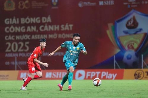 Kịch tính ngày mở màn Giải bóng đá Công an, Cảnh sát ASEAN mở rộng 2025