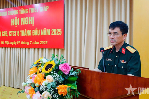 Binh chủng Tăng thiết giáp: Sơ kết công tác Đảng, công tác chính trị 6 tháng đầu năm