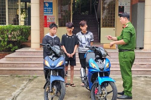 Tóm gọn nhóm 'sửu nhi' trộm 2 xe máy Exciter ở Đà Nẵng