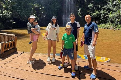 Ông bố Hà Nội tự tay làm trại hè ý nghĩa, 4 con vui sướng tận hưởng mùa hè