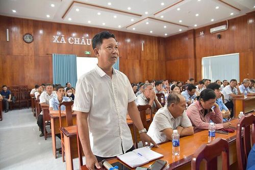 Đại biểu Quốc hội tỉnh An Giang tiếp xúc cử tri xã Châu Thành