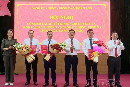 Mường Ảng kiện toàn tổ chức, nhân sự các cơ quan Đảng, chính quyền