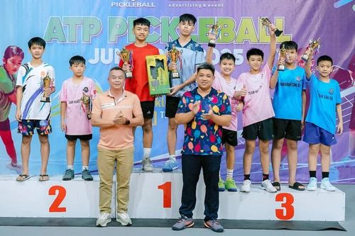 Hơn 100 vận động viên 'nhí' tranh tài tại Giải Pickleball ATP Junior I-2025