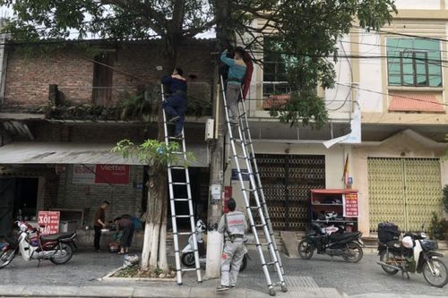 Chỉnh trang cáp viễn thông: Để an toàn mỹ quan đô thị
