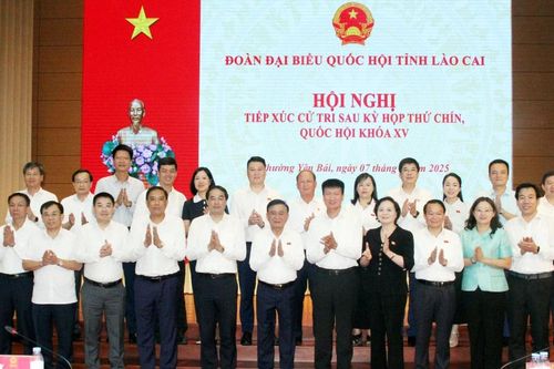 Đoàn Đại biểu Quốc hội tỉnh Lào Cai tiếp xúc cử tri 4 phường: Yên Bái, Nam Cường, Văn Phú, Âu Lâu