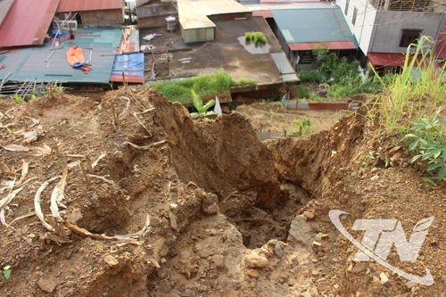 Người dân phường Đức Xuân thấp thỏm vì nguy cơ sạt lở đất