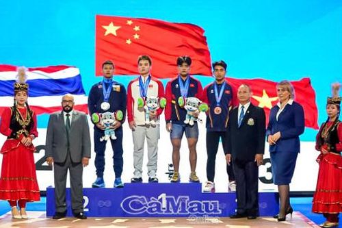 Giải Vô địch Cử tạ trẻ Châu Á 2025: VĐV Thạch Hoàng Sang của Cà Mau đoạt 1 Huy chương Đồng