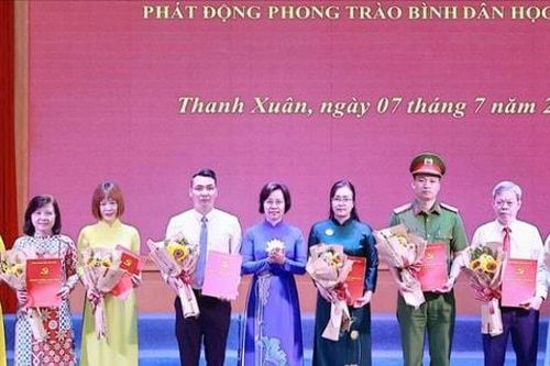 Đảng bộ phường Thanh Xuân tiếp nhận, thành lập 90 tổ chức Đảng trực thuộc