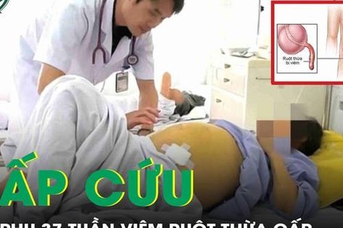 Cấp cứu kịp thời sản phụ 37 tuần bị viêm ruột thừa cấp