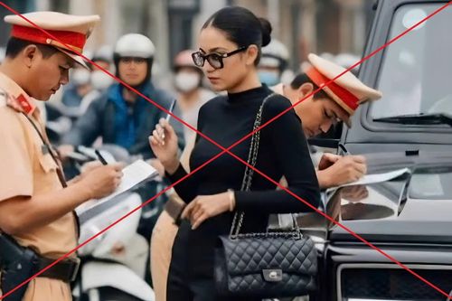 Á hậu bị chỉ trích vì đu trend 'phú bà, đại gia bị xử phạt giao thông'