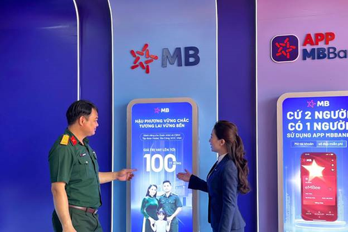 MB mở rộng hệ sinh thái tài chính số, ưu tiên gói hỗ trợ cho quân nhân và doanh nghiệp quốc phòng