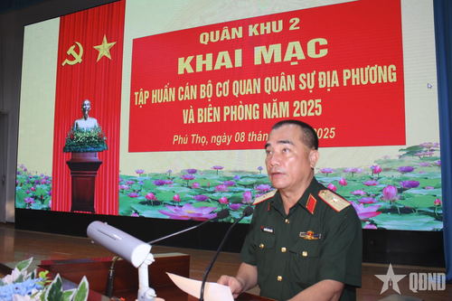 Quân khu 2 tập huấn cơ quan quân sự địa phương và biên phòng năm 2025