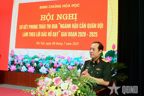 Binh chủng Hóa học sơ kết Phong trào thi đua 'Ngành Hậu cần quân đội làm theo lời Bác Hồ dạy'