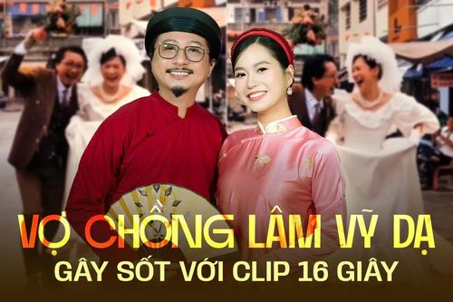 Clip 16 giây của vợ chồng Lâm Vỹ Dạ sau 15 năm cưới 'gây sốt'