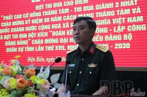 Phát động đợt thi đua cao điểm 'Phất cao cờ hồng tháng Tám - Thi đua giành 3 nhất'