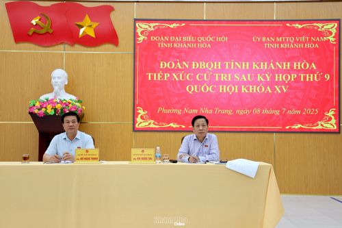 Đại biểu Quốc hội tỉnh Khánh Hòa tiếp xúc cử tri phường Nam Nha Trang