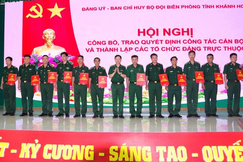 Thành lập Đảng bộ Ban Chỉ huy Bộ đội Biên phòng tỉnh Khánh Hòa